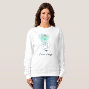 Camiseta Minimalista de Astrologia Mão Cósmica - C