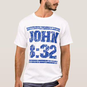 Camiseta Minimalista Distendida com Versículo Bíbl