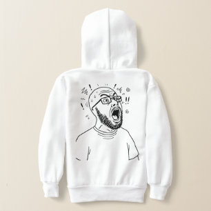 Camiseta Minimalista do Cara Gritando