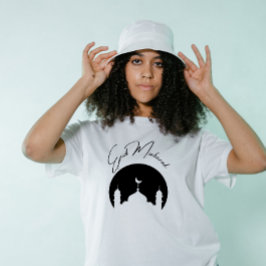 Camiseta Minimalista Eid Mubarak Modern