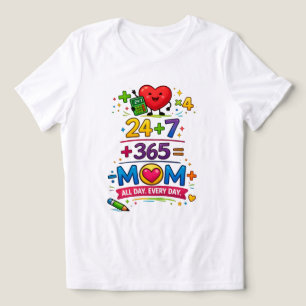 Camiseta Minimalista Feminina Equação da Super Mam