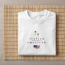 Camiseta Minimalista italiano americano | Boho Heritage Shi