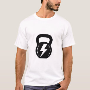 Camiseta Minimalista Kettlebell Lightning Bolt