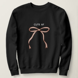 Camiseta Minimalista Laço de Fita Cor-de-Rosa Fofo AF