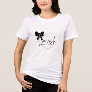 Camiseta Minimalista Luxuosa com Laço Signature