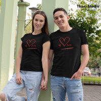 Minimalista Moderno do Coração de Amor Desenho Ori