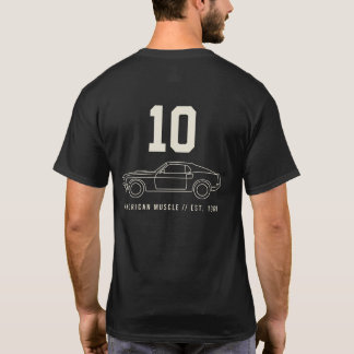 Camiseta Minimalista Muscle No 10 Blockcore