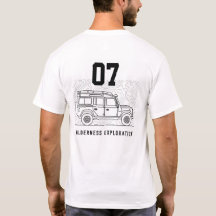 Camiseta Minimalista Overland Defender No 07 Block