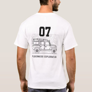 Camiseta Minimalista Overland Defender No 07 Block
