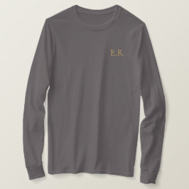 Camiseta Minimalista Personalizada Manga Longa