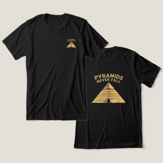 Camiseta Minimalista Pyramids Never Fall Egito