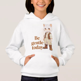 Camiseta Minimalista “Seja Gentil Hoje” Gato Alma 