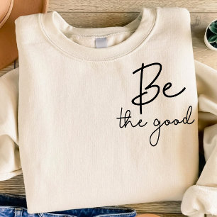 Camiseta Minimalista Seja o Bem Script de Assinatura