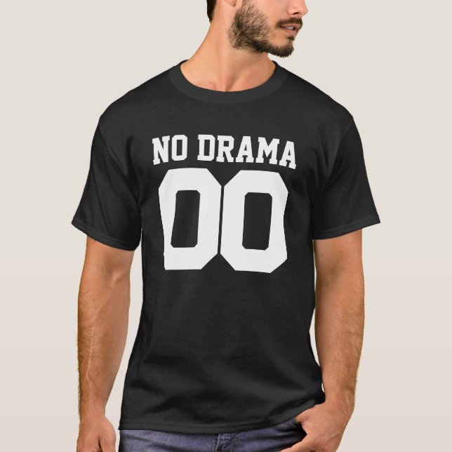 Camiseta Minimalista Sem Drama Personalizada 00  (Frente)