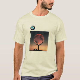 Camiseta Minimalista Sunset Tree