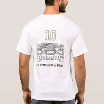 Camiseta Minimalista V12 Syndicate No 10 Blockcore