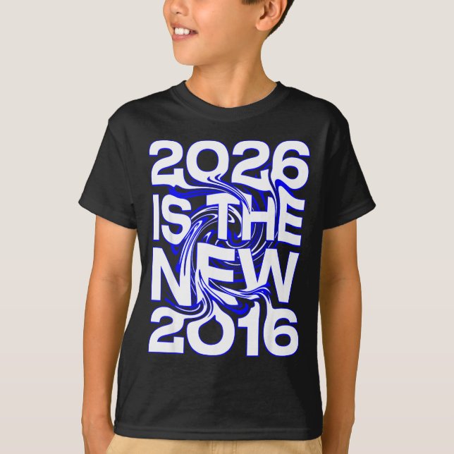 Camiseta Mínimo 2026 Novo 2016 Futuro Retro (Frente)