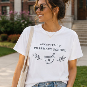 Camiseta Mínimo Aceito na Faculdade de Farmácia, Futuro Pha