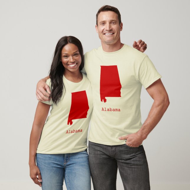 Camiseta Mínimo Alabama Estados Unidos (Unissex)