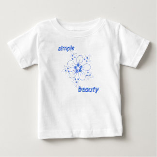 Camiseta "Mínimo Blue Line Dash Art Baby Bodycase - S