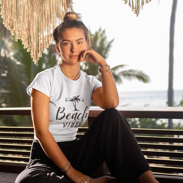 Camiseta Mínimo de víblias de praia (Criador carregado)