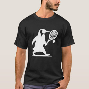 Camiseta Mínimo do jogador de tênis pinguim