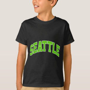 Camiseta Mínimo Espírito Escolar Vintage Seattle Vá