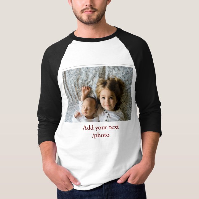 Camiseta Mínimo simples ADICIONAR O TEXTO FOTOGRÁFICO NATAL (Frente)