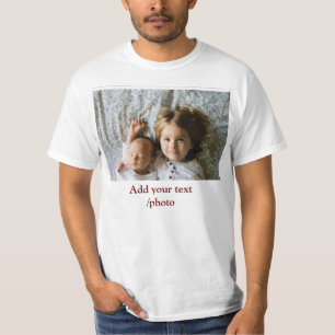 Camiseta Mínimo simples ADICIONAR O TEXTO FOTOGRÁFICO NATAL