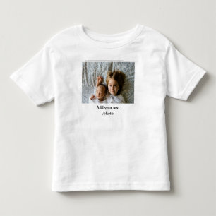 Camiseta Mínimo simples ADICIONE O TEXTO FOTOGRÁFICO