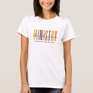 Camiseta Ministério Infantil Cor Neutra Personalizado Igrej