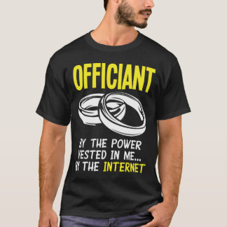 Camiseta Ministério Ordenado Divertido da Internet para Hom