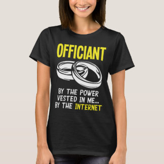 Camiseta Ministério Ordinado Divertido da Internet para Hom