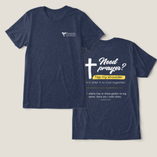 Camiseta Ministério VOAWW - Precisa de Oração Azul