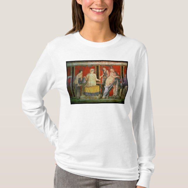 Camiseta Ministrant que leva uma bandeja de comida (Frente)