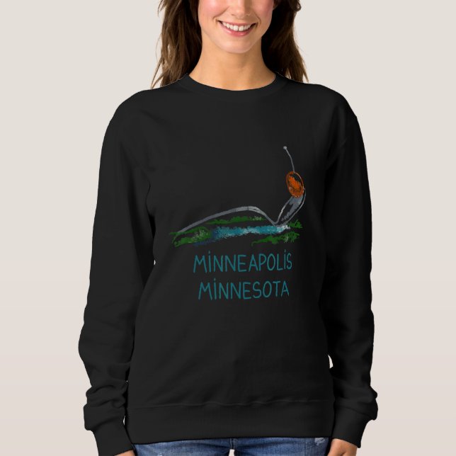 Camiseta Minneapolis City Minnesota souvenir  for men women (Frente)