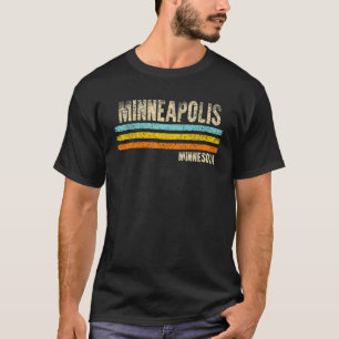 Camiseta Minneapolis Minnesota USA America City Retro