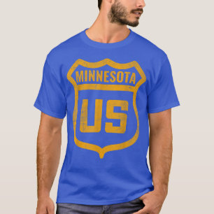 Camiseta Minnesota - A autoestrada dos EUA aflora o olhar m