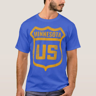 Camiseta Minnesota - A autoestrada dos EUA aflora o olhar m