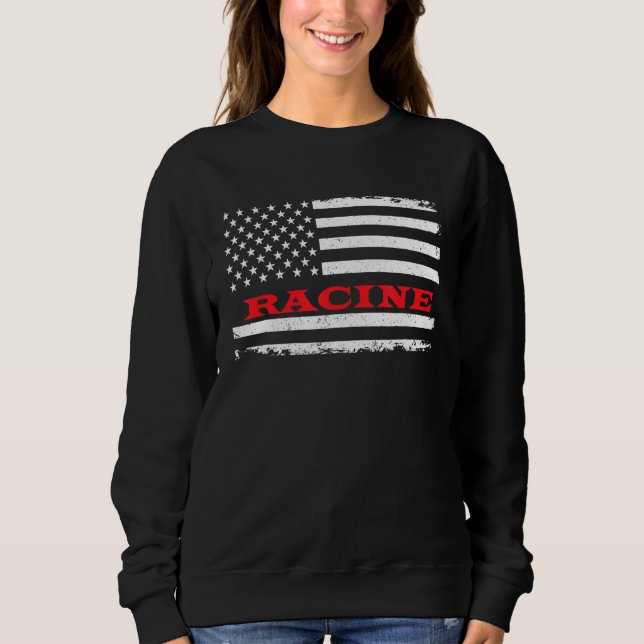 Camiseta Minnesota American Flag Racine Usa Patriotic Souve (Frente)