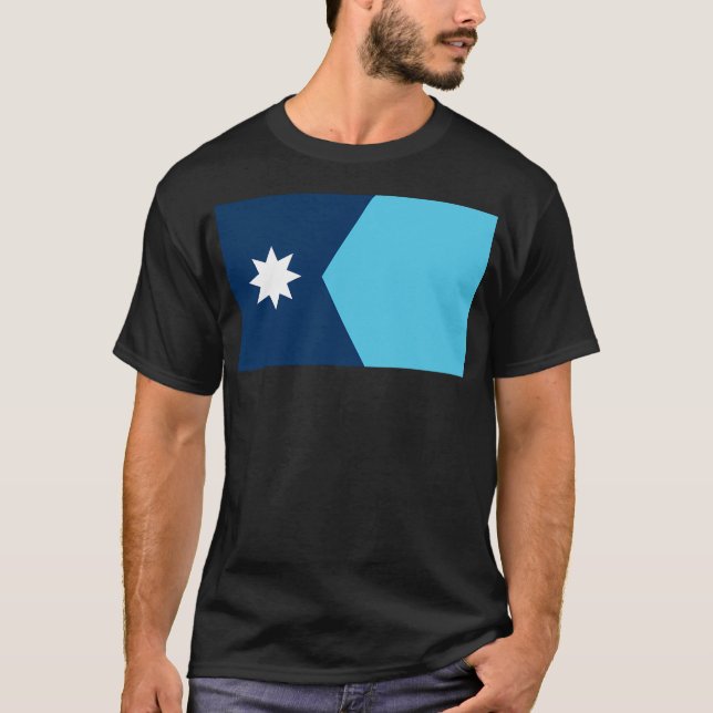 Camiseta Minnesota - Bandeira Do Estado (Frente)
