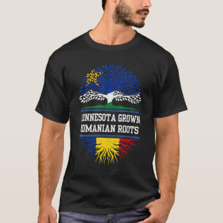 Camiseta Minnesota Cresceu Com Raízes Romenas Na Romênia