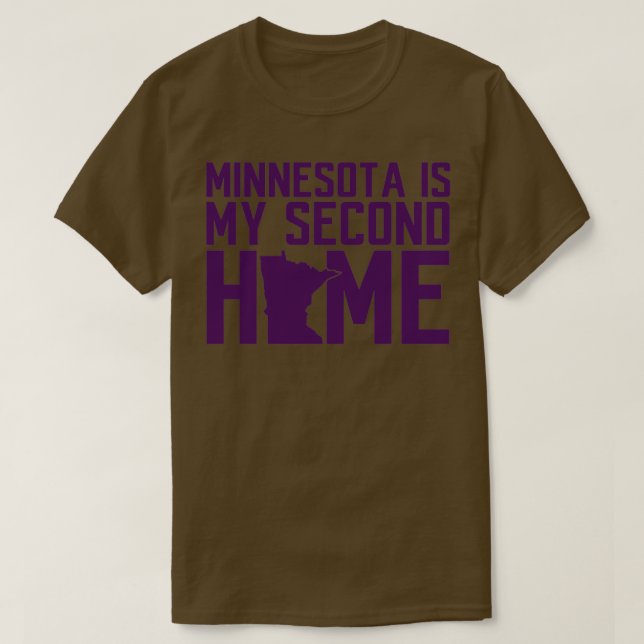 Camiseta Minnesota É Minha Segunda Casa (Frente do Design)