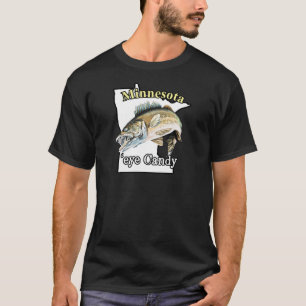 Camiseta Minnesota 'Eye Candy Engraçado Walleye Pescar T-Sh