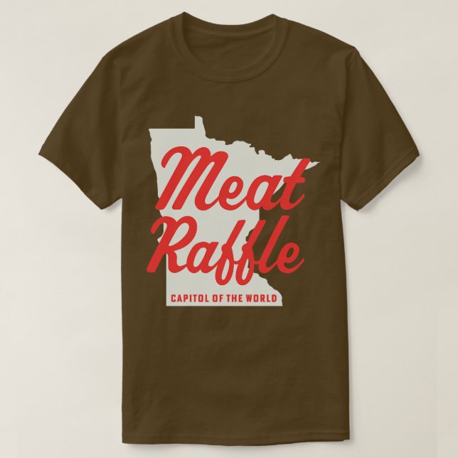 Camiseta Minnesota Meat Raffle Capitol of the World Meat Ra (Frente do Design)