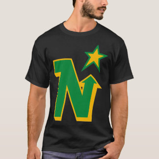 Camiseta Minnesota North Stars Vintage Hockey Logo
