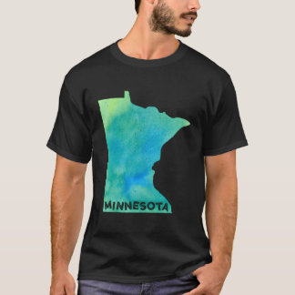 Camiseta Minnesota Shirt Men Kid Gift Roots State Map