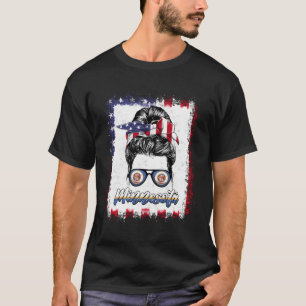 Camiseta Minnesota U Flag Estados Unidos American For