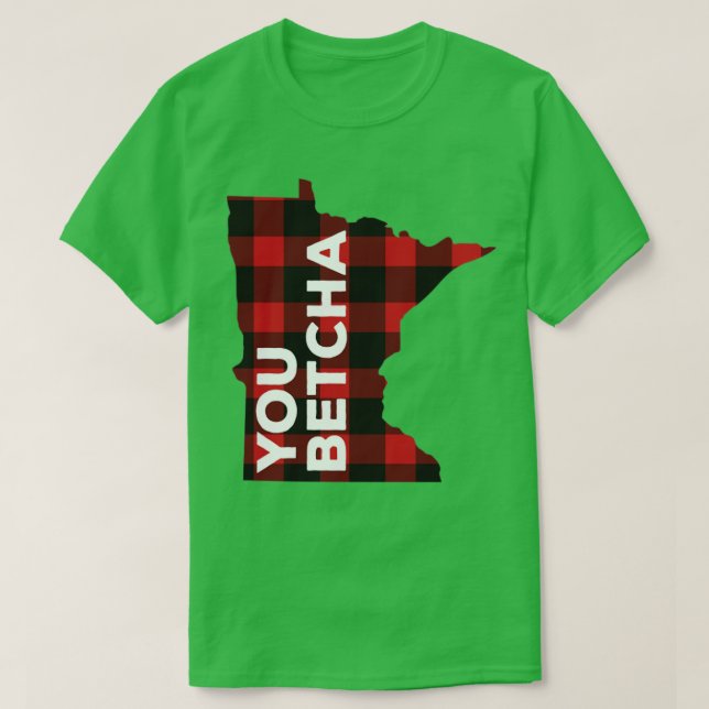 Camiseta Minnesota You Betcha (Frente do Design)