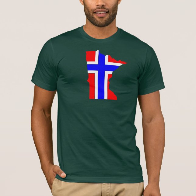 Camiseta Minnesotan norueguês (Frente)